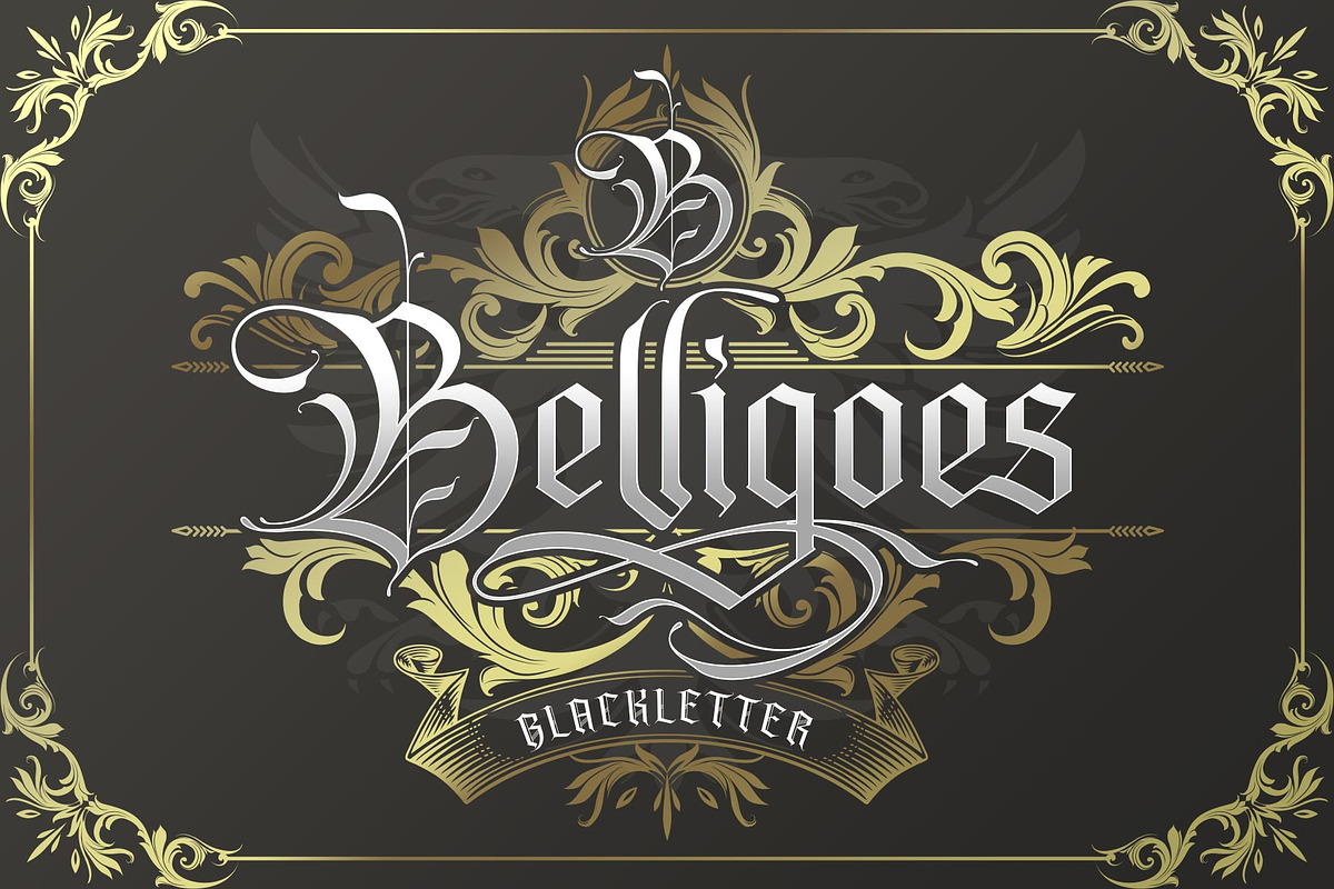 The Blackletter Bundle Alitdesign, a Blackletter Font by alit design (Photo 2 of 19)