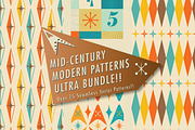 Midcentury Patterns Ultra Bundle, a Pattern Graphic by Pacific Modern Art (Thumbnail 1 of 34)
