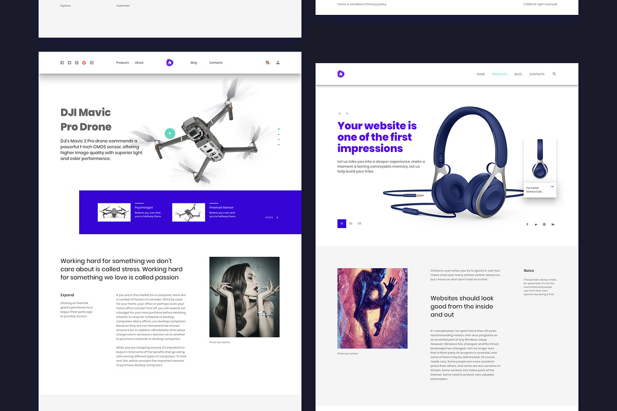 Ataman Templates UI Kit, an UI Kit Template by App for Mobile & Website (Photo 5 of 38)