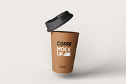 Coffe cup mockup sets, a Cups & Container Mockup by LOGTURNAL (Thumbnail 2 of 4)