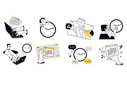 Hurry Up, a Person Illustration by PureSolution (Thumbnail 6 of 6)