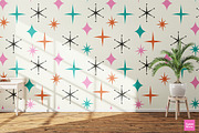 Atomic Cats and Starbursts Patterns, a Pattern Graphic by Yasmine Patterns (Thumbnail 8 of 8)