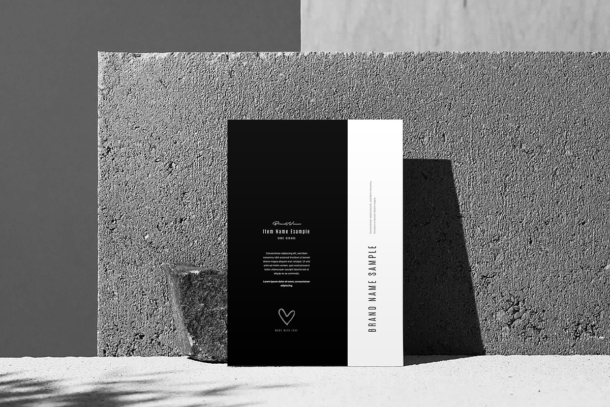 Black-White Postcard Flyers Canva, a Flyer Template by GoldenPixelStudio (Photo 7 of 12)