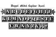 Doppel Mittel Lapidar Azuré, a Font by Intellecta Design (Thumbnail 2 of 2)