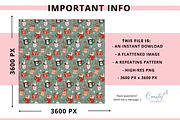Hot Cocoa Mugs Seamless Pattern, a Pattern Graphic by Coastal 5 Designs (Thumbnail 3 of 3)