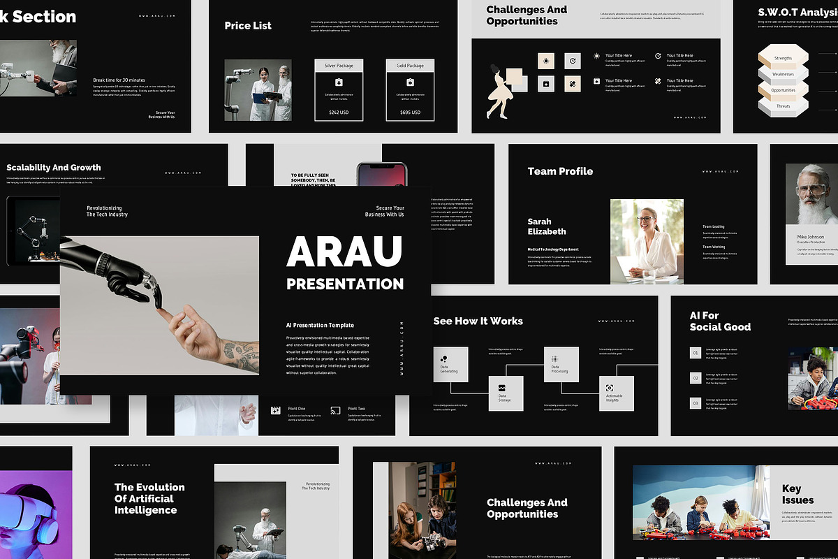 Arau : AI Keynote, a Presentation Template by Punkl Camp (Photo 1 of 9)