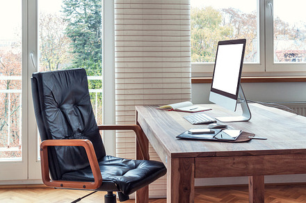 Home office featuring study, business, and office