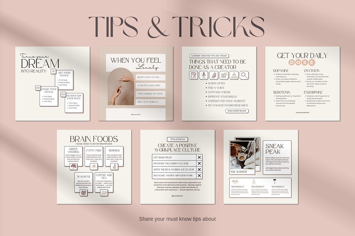Instagram Wellness for Coach CANVA, a Social Media Template by Analogi Studio (Photo 6 of 26)