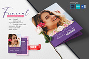 Funeral Program And Prayer Card, a Brochure Template by crazyOWL (Thumbnail 1 of 8)