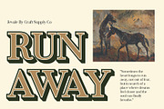 Jevale 3D, a Serif Font by Craft Supply Co. (Thumbnail 2 of 8)