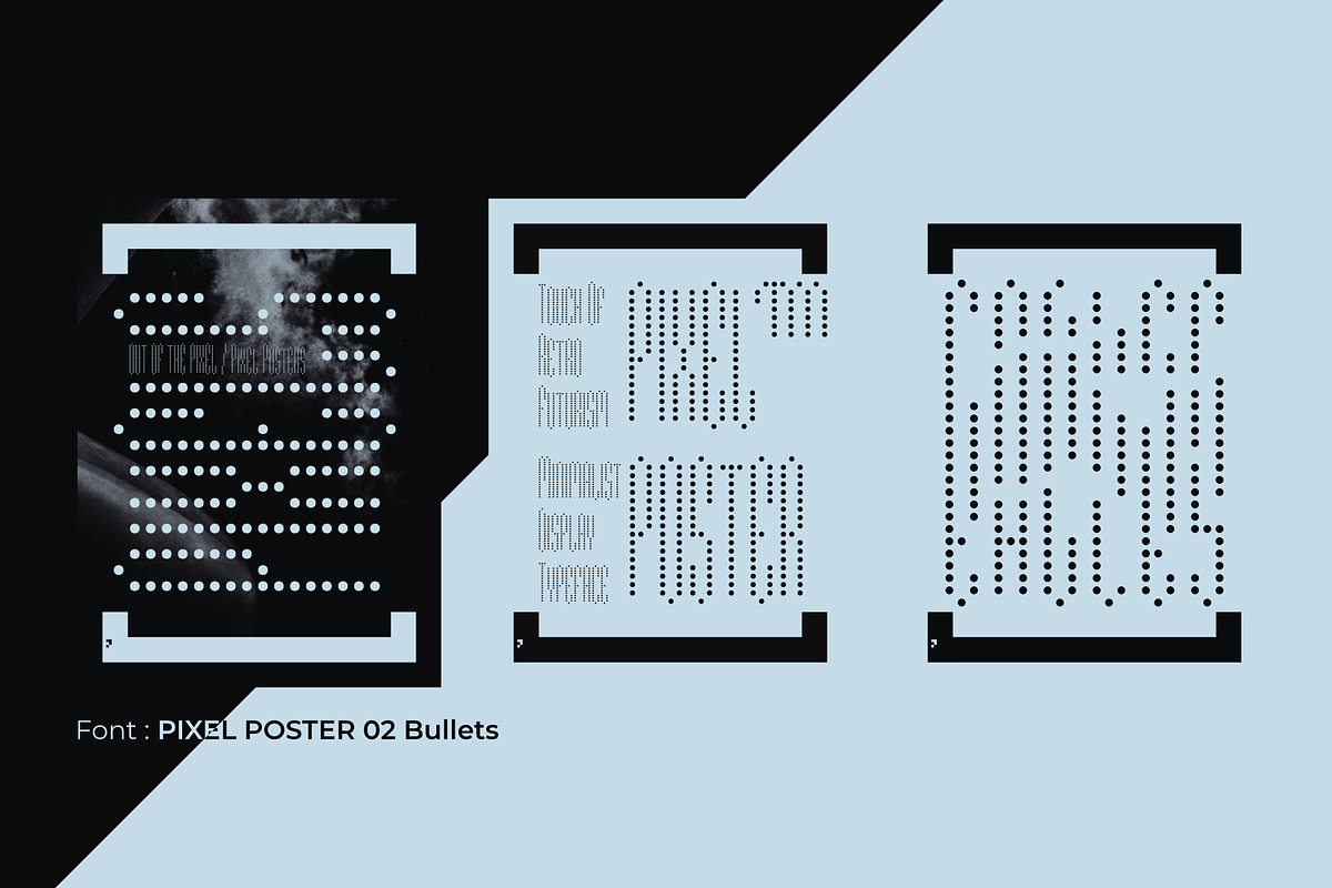 Pixel Poster 02 - Typeface, a Sans Serif Font by Fontsphere (Photo 4 of 5)