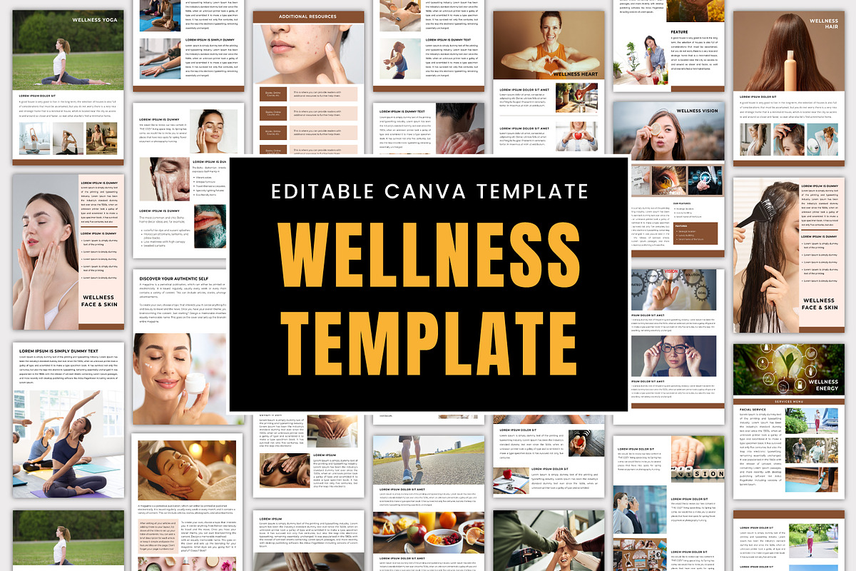 Health & Wellness Template, a Stationery Template by Designmela01 (Photo 1 of 9)