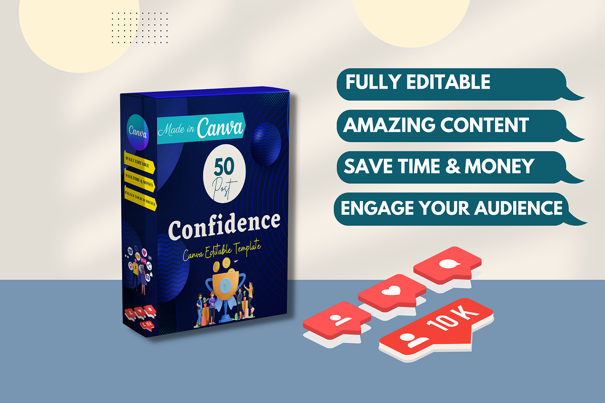 Confidence Posts - Canva Editable