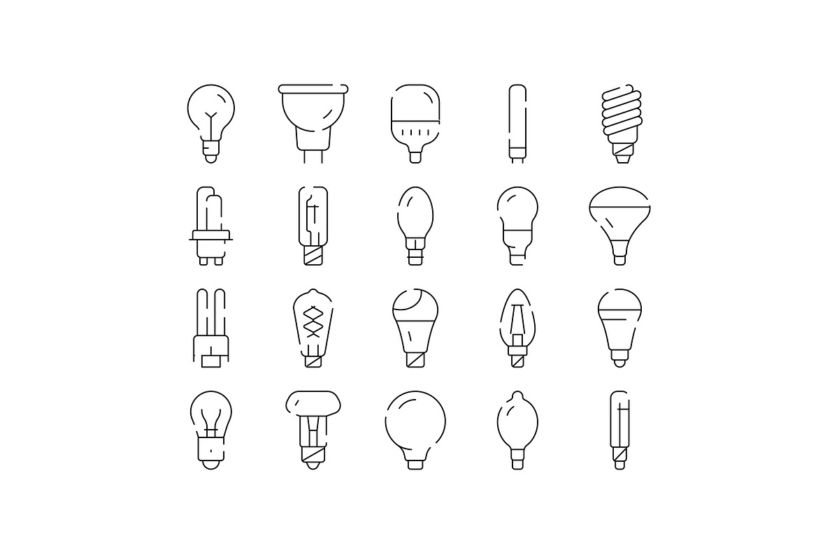 Light bulb collection of various, an Object Graphic by pikepicture (Photo 1 of 3)