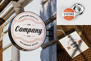 24 Vintage Round Logo Templates, a Branding & Logo Template by MaryArt (Thumbnail 2 of 8)