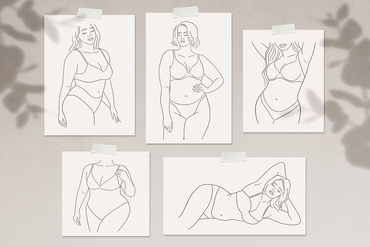 Women BUNDLE, a Person Illustration by mejorana (Photo 17 of 26)