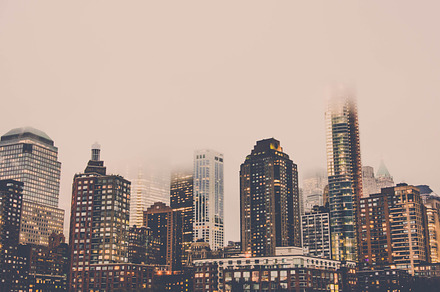 New york city skyline stock photo containing city and city photography, an Architecture Photo by HipFonts