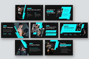 Prostro Workout Class Google Slides