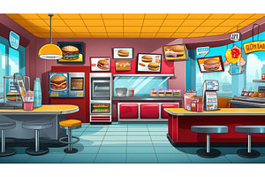 customer retail restaurant, a Food & Drink Photo by pikepicture
