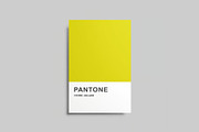 Pantone Card Color Mockup, an Advertising Mockup by Se٧enStudio (Thumbnail 5 of 5)