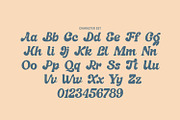 Bright Live - Retro Script Font, a Script Font by HeyFonts (Thumbnail 8 of 9)