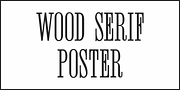Wood Serif Poster JNL, a Serif Font by Jeff Levine Fonts (Thumbnail 2 of 5)