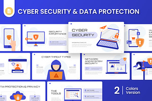 Cyber Security & Data Protection GSL, a Presentation Template by Antstheme