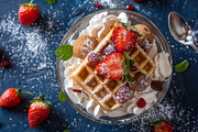 Waffles - 34 images, a Food & Drink Photo by Handmadefont (Thumbnail 2 of 13)