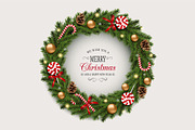 Realistic Christmas set. Vector, a Decorative Illustration by MARIA KOLYADINA (Thumbnail 3 of 3)