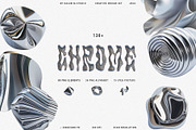 CHROME Design Set 131 Objects, an Object Graphic by Kaleriia (Thumbnail 1 of 12)