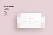 Pack Resume and Card Template / M, a Resume Template by Showy68 Template (Thumbnail 6 of 8)