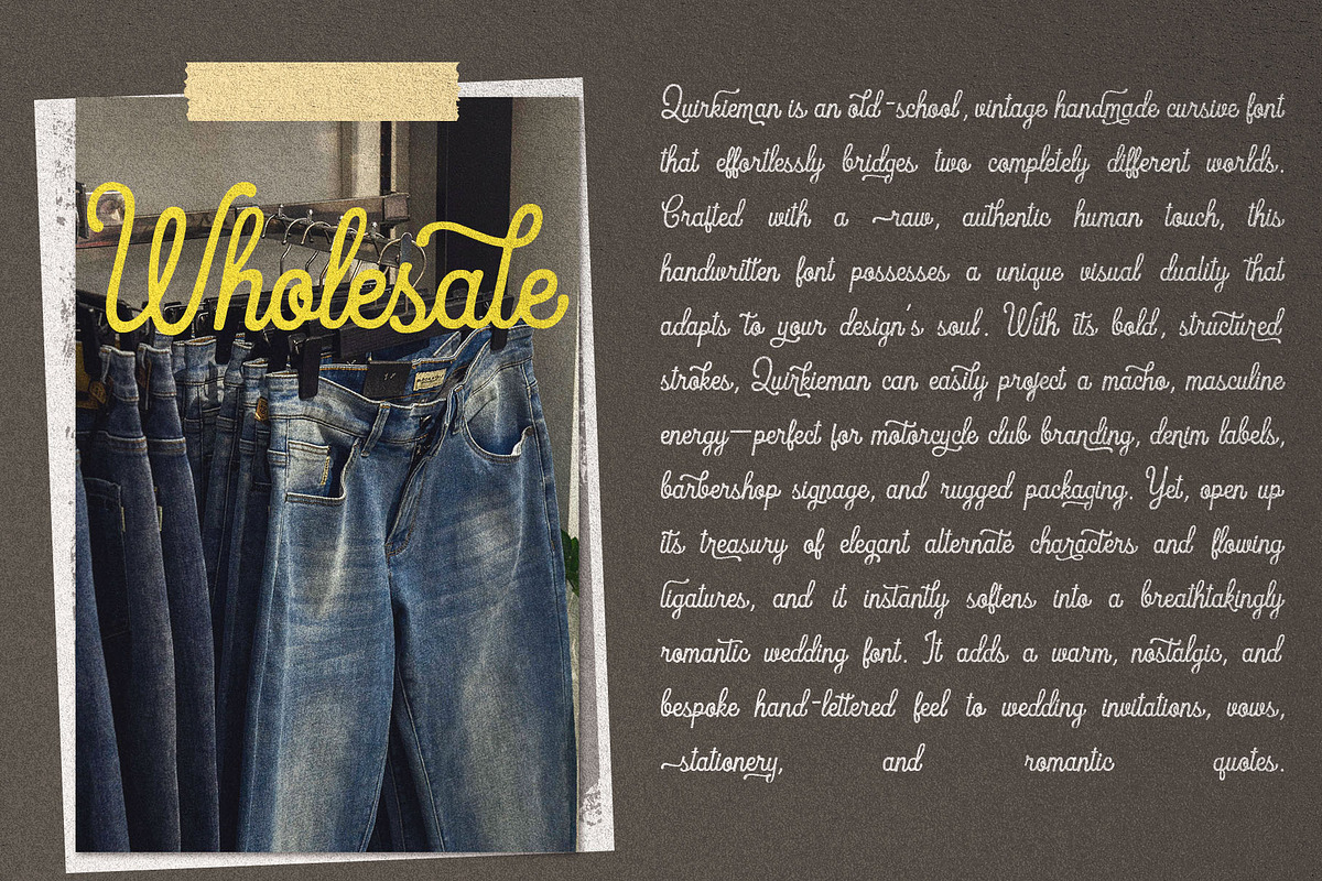 Quirkieman, a Handwritten Font by deadlock studio (Photo 6 of 10)