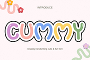 Cummy handwriting font, a Handwritten Font by JJuta (Thumbnail 1 of 5)