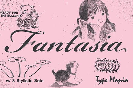 Fantasia TM – Dreamy Script, a Font by Type Mania