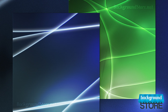 Glowing Shapes Background