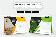 2027 Desk Calendar Printable, a Stationery Template by MstArtwork (Thumbnail 3 of 5)