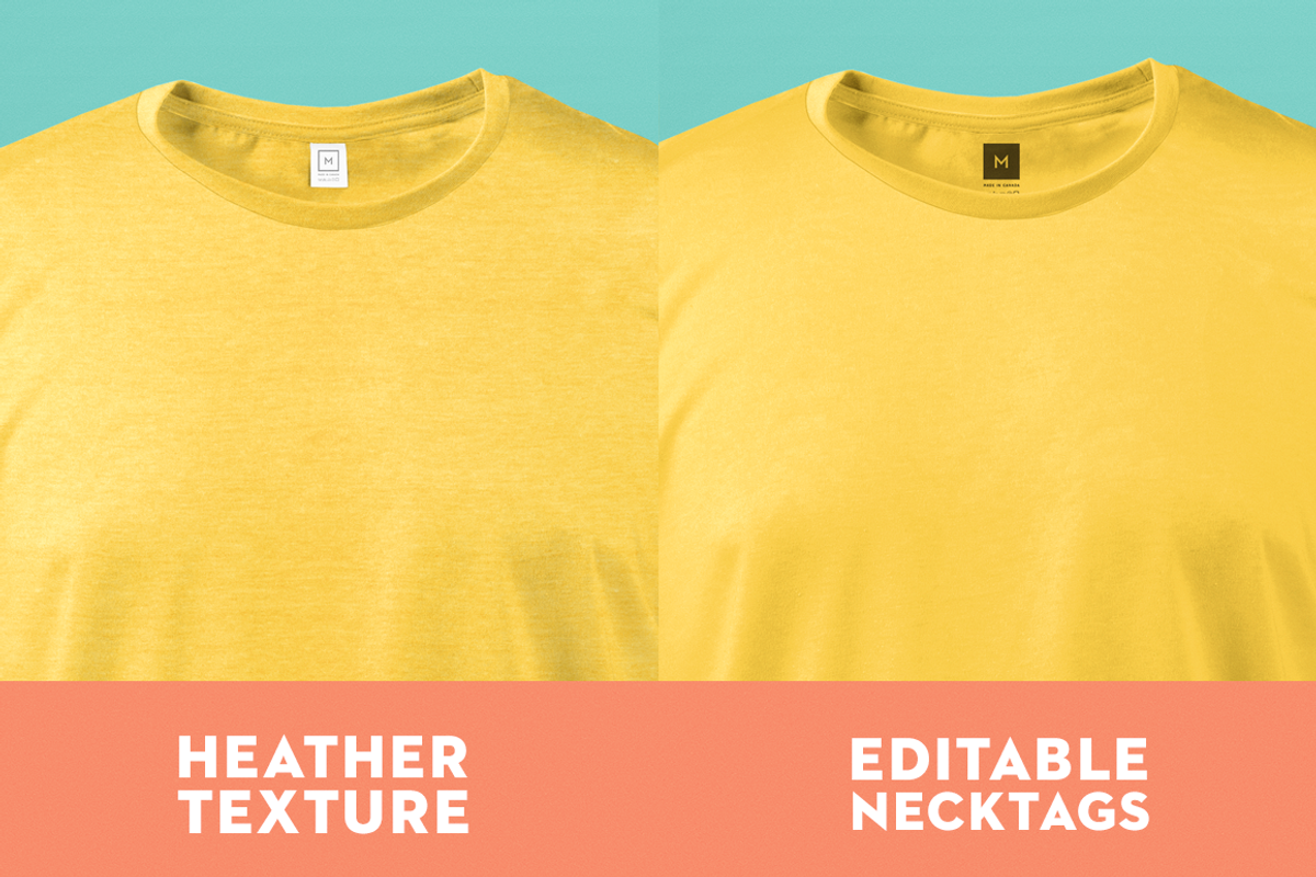 T-Shirt Mockup Template Front & Back, a Shirt Mockup by w/studio (Photo 5 of 6)