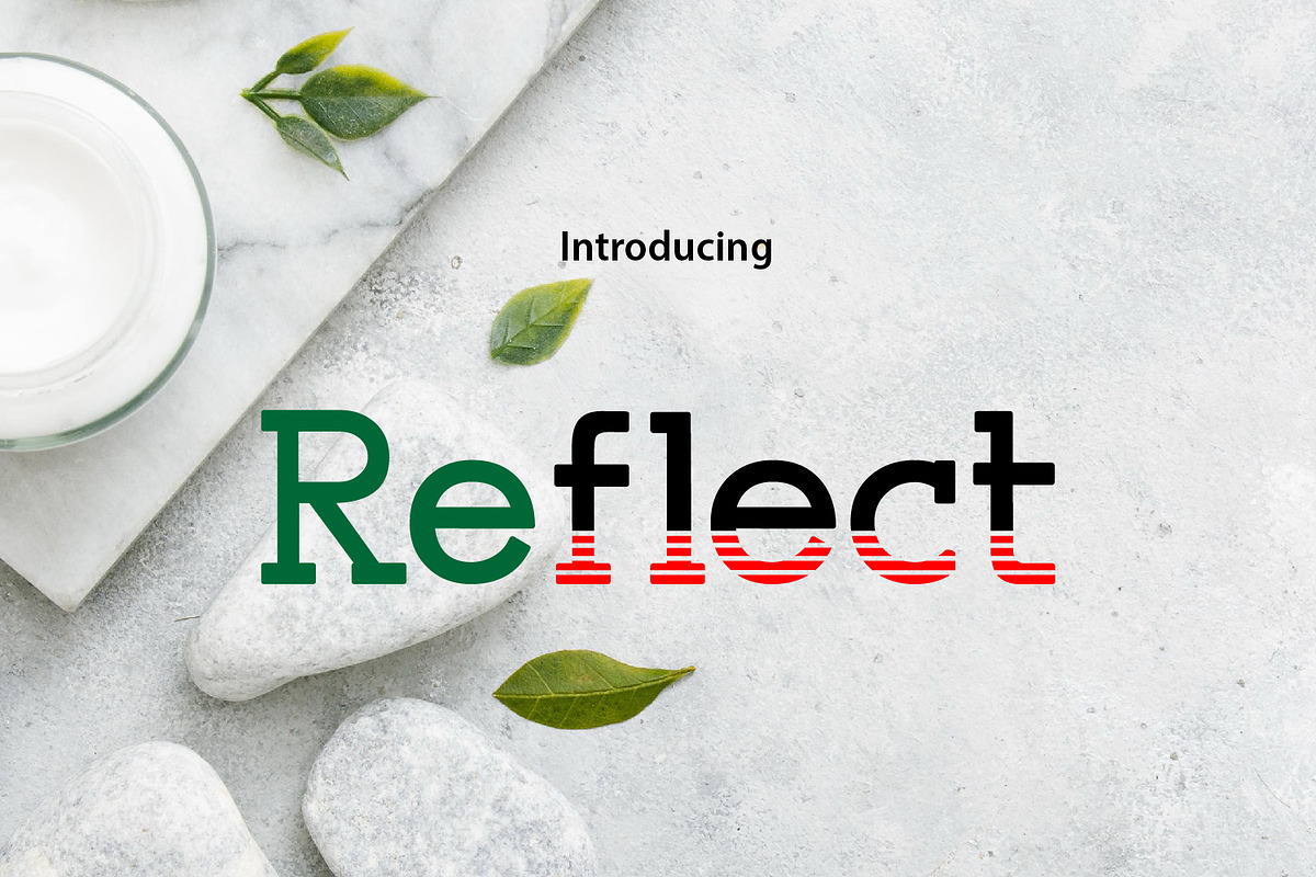 Reflect, a Slab Serif Font by da_only_aan (Photo 2 of 6)