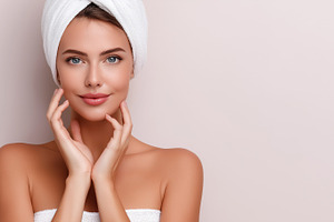 Woman with a towel wrapped around, a Beauty & Fashion Photo by MistyDay