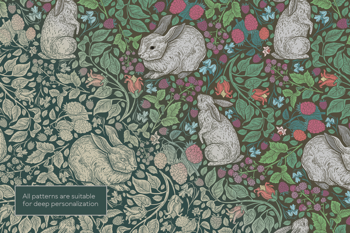 English Backyard patterns, a Pattern Graphic by Piñata (Photo 7 of 15)