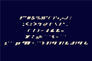 BLADE sharp font, a Script Font by WAP (Thumbnail 4 of 5)