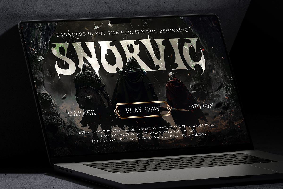 Onemore - Fantasy Game Font, a Font by Typia Nesia (Photo 16 of 16)