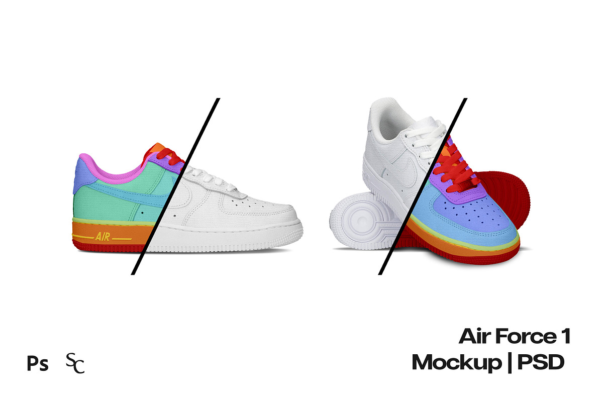 3 Nike Shoe Mockups | PSD Bundle, a Mockup by sophiesconcepts (Photo 2 of 4)