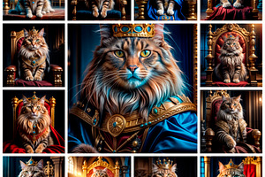 A majestic purebred royal cat, an Animal Photo by TatsianaSalauyova