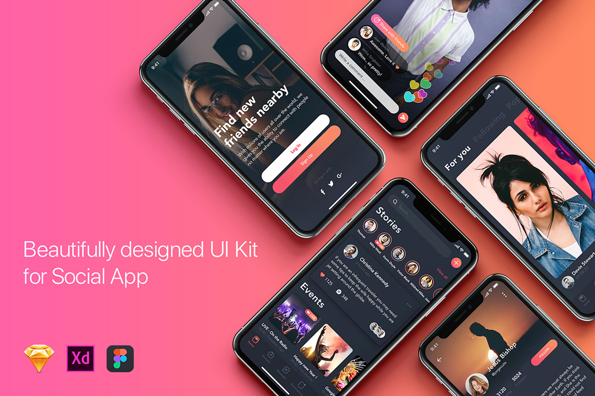 Zingo - Social App UI Kit, an App Template by hoangpts