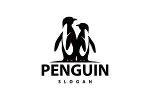 Abstract penguin logo product badge, a Branding & Logo Template by Maylianaw28