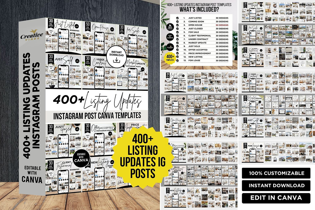 Real Estate Ultimate Mega Bundle, a Marketing Template by CreativeVinesStore (Photo 5 of 9)