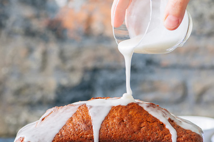 Lemon poppy seed bundt cake containing cake, lemon, and poppy, a Food & Drink Photo by Galiyah Assan