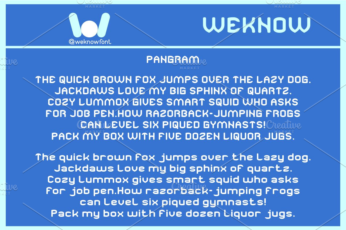 Microphone Check font, a Sans Serif Font by weknow (Photo 6 of 8)