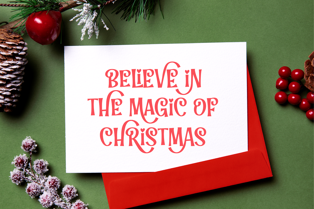 Twinkle Holiday - Christmas Font, a Handwritten Font by Keithzo (Photo 5 of 6)